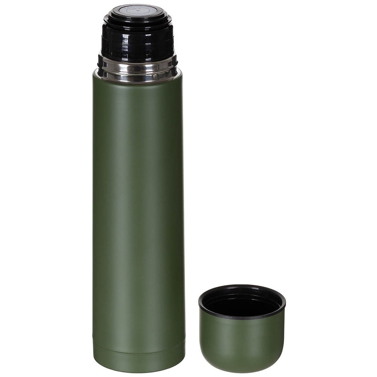 MFH Stainless Steel Thermos 1L - Olive