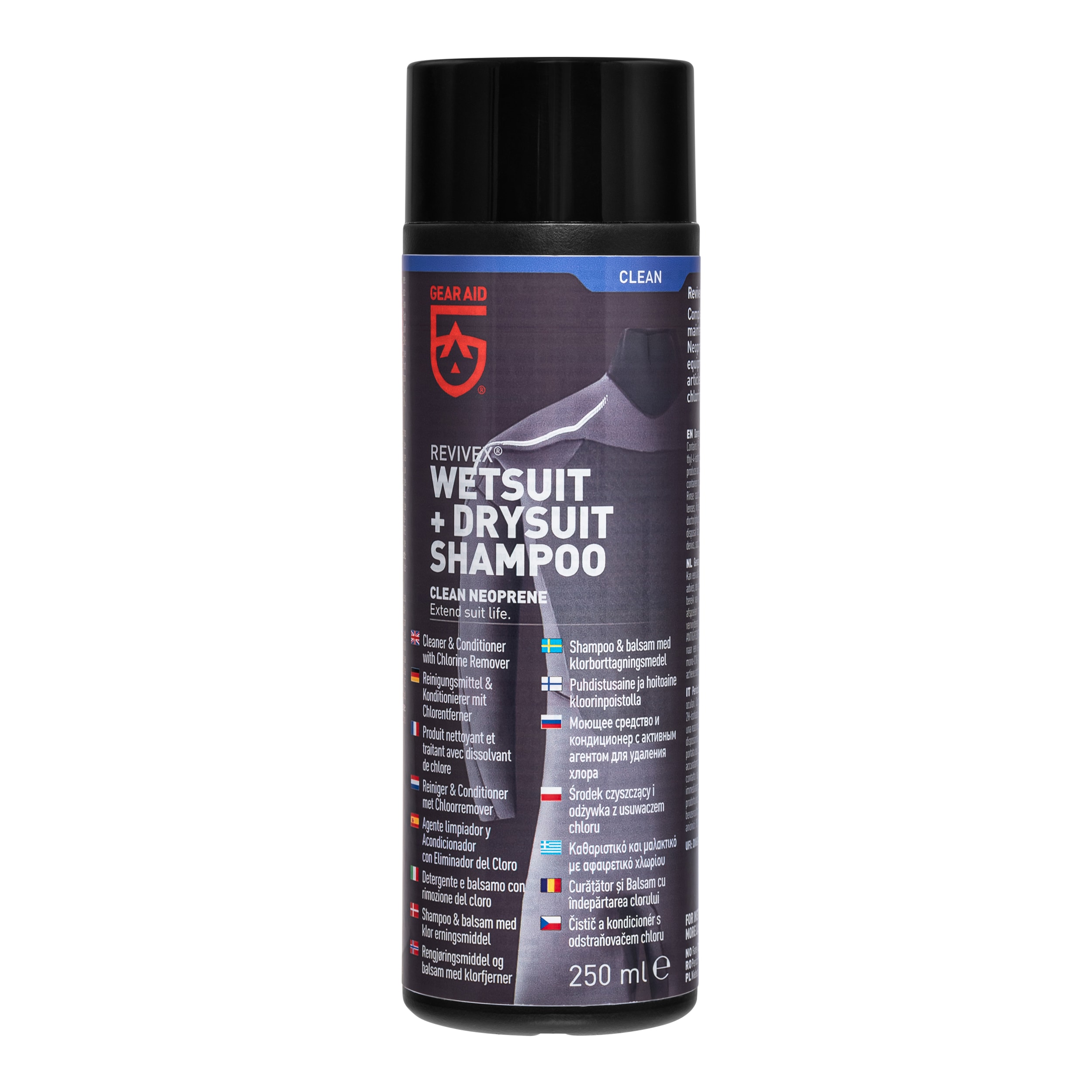 Gear Aid Wetsuit + Drysuit Cleaner for Neoprene Clothing - 250 ml