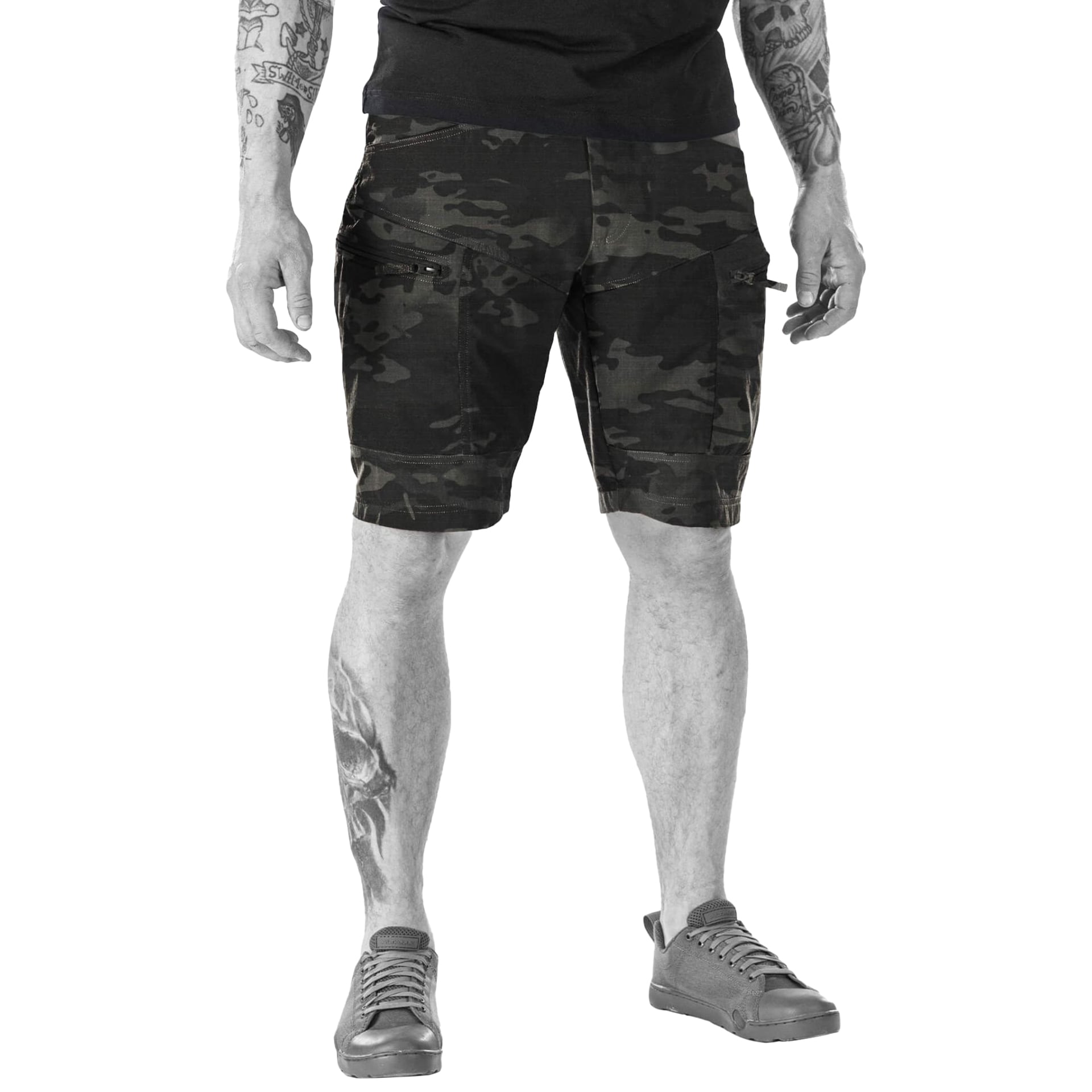 UF PRO P-40 Ranger Tactical Shorts - MultiCam Black