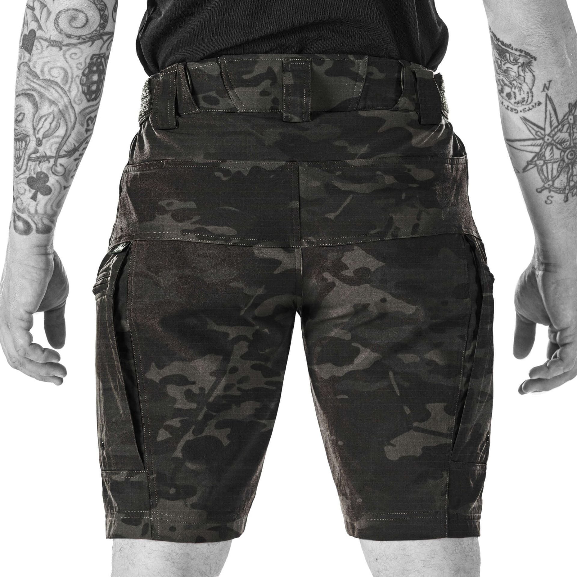 UF PRO P-40 Ranger Tactical Shorts - MultiCam Black