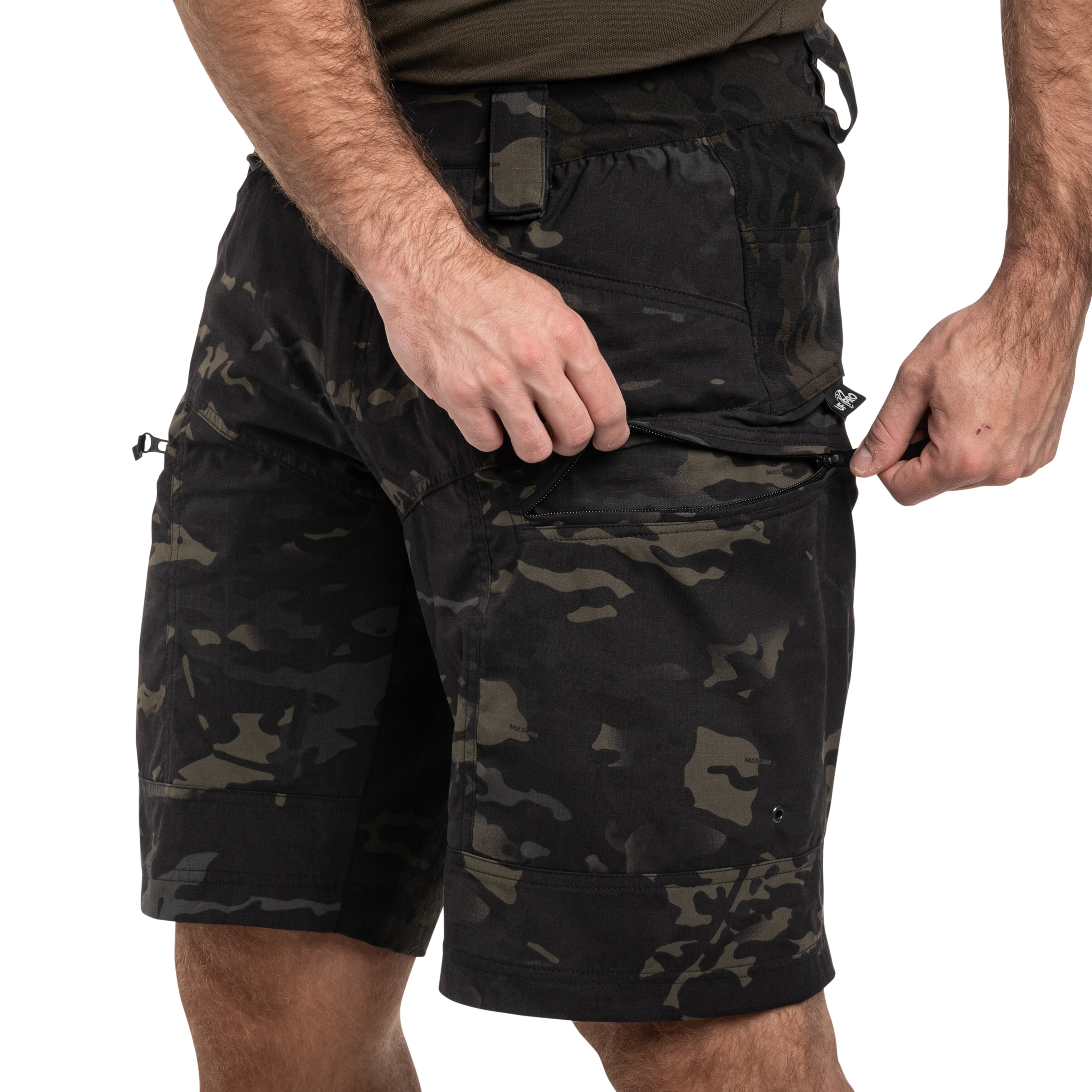 UF PRO P-40 Ranger Tactical Shorts - MultiCam Black