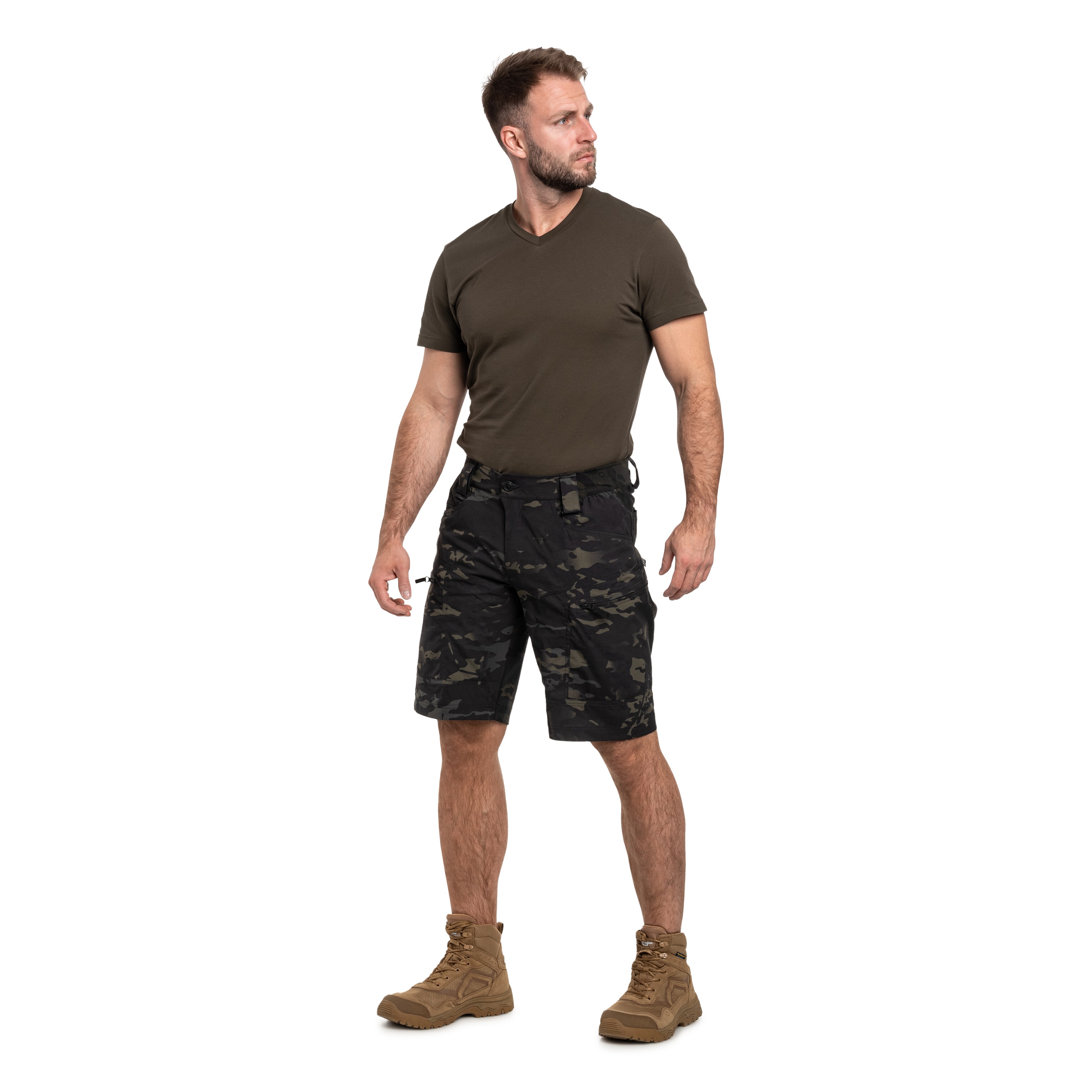 UF PRO P-40 Ranger Tactical Shorts - MultiCam Black