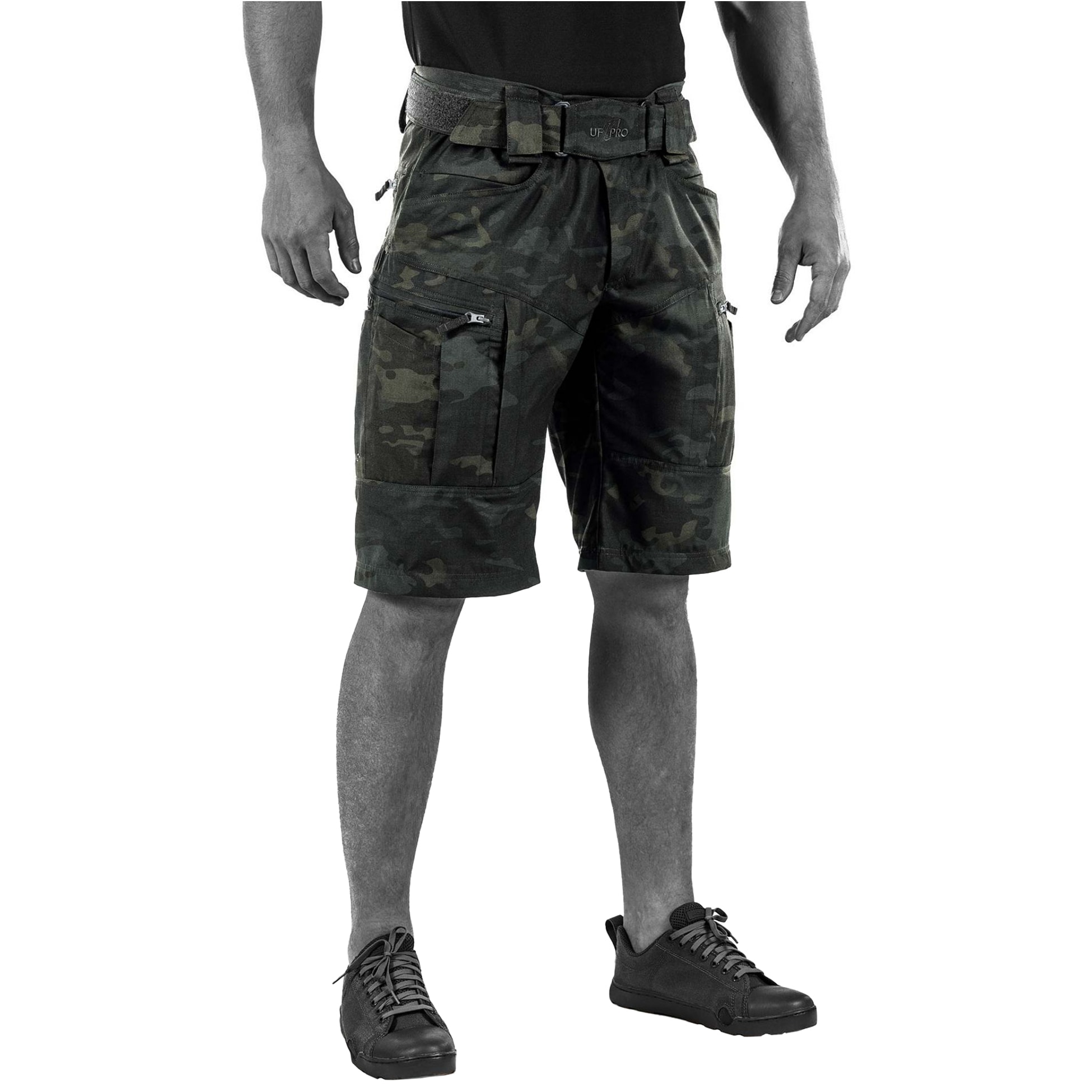 UF PRO P-40 Gen.2 Tactical Shorts - MultiCam Black