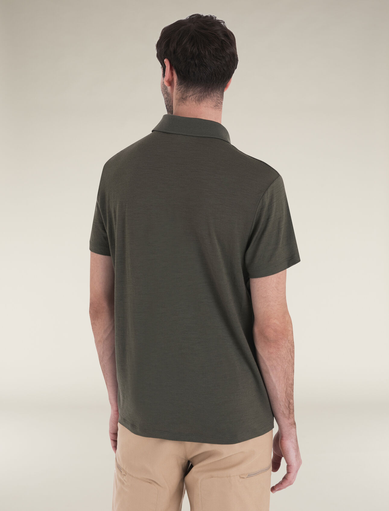 Icebreaker Merino 150 Tech Lite Short Sleeve Polo Shirt - Loden