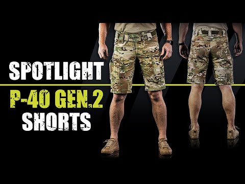 UF PRO P-40 Gen.2 Tactical Shorts - Black