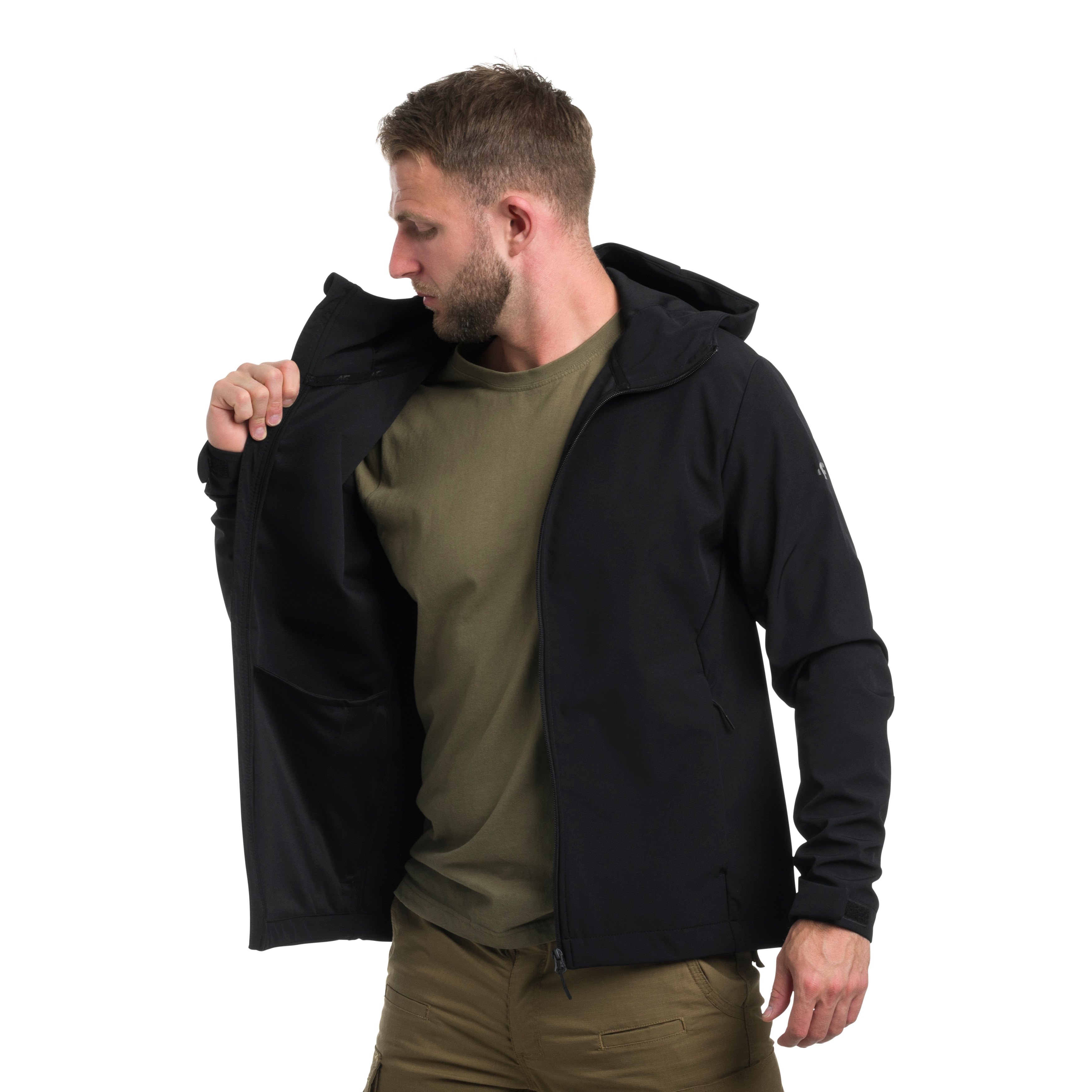 4F Softshell M324 Jacket - Black
