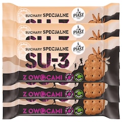 Piast SU-3 Special Rusks freeze-dried fruits - 5 x 70 g