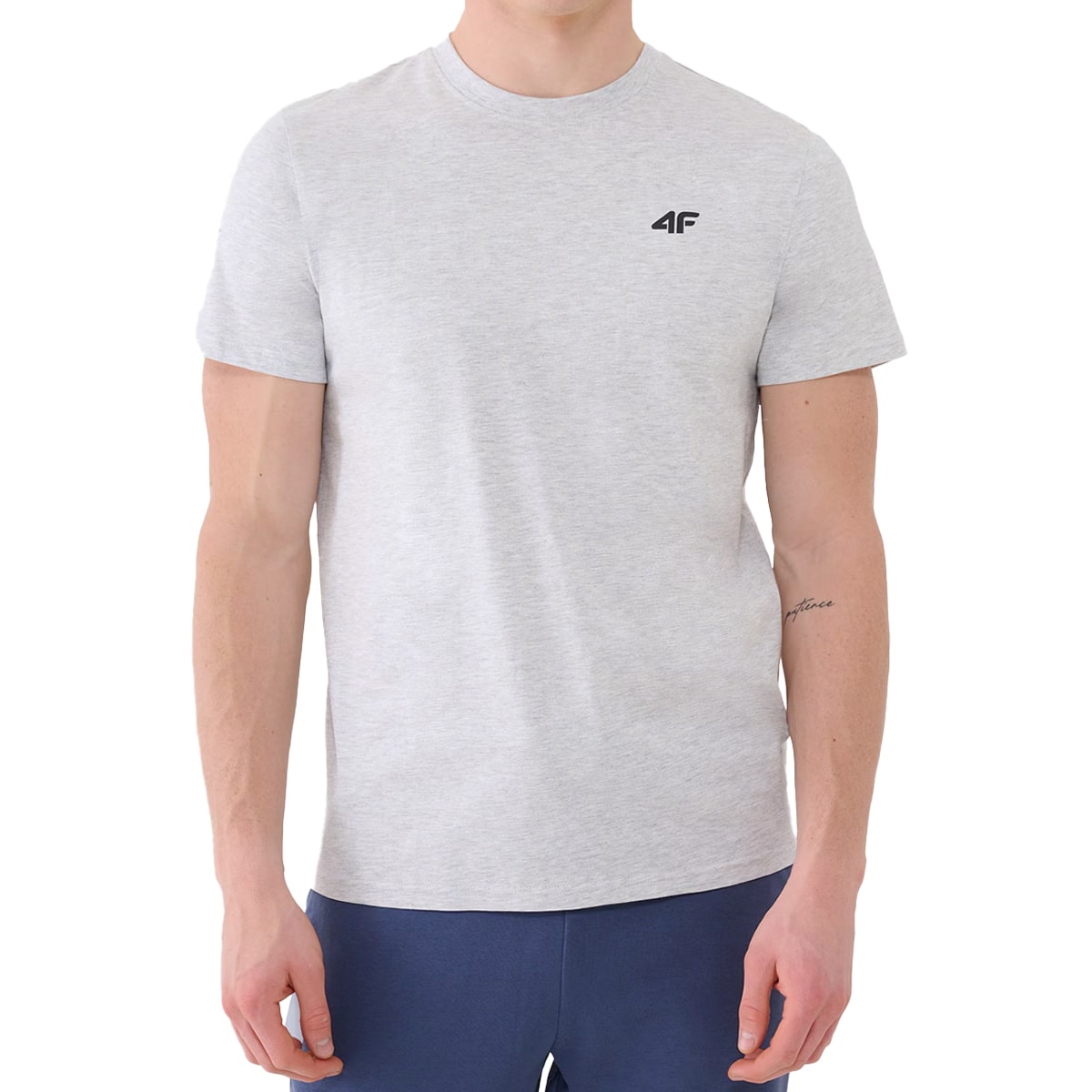 4F M2256 T-Shirt - Cool Light Grey Melange