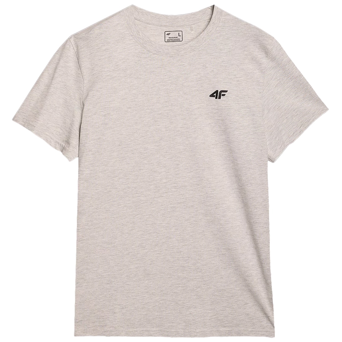 4F M2256 T-Shirt - Cool Light Grey Melange