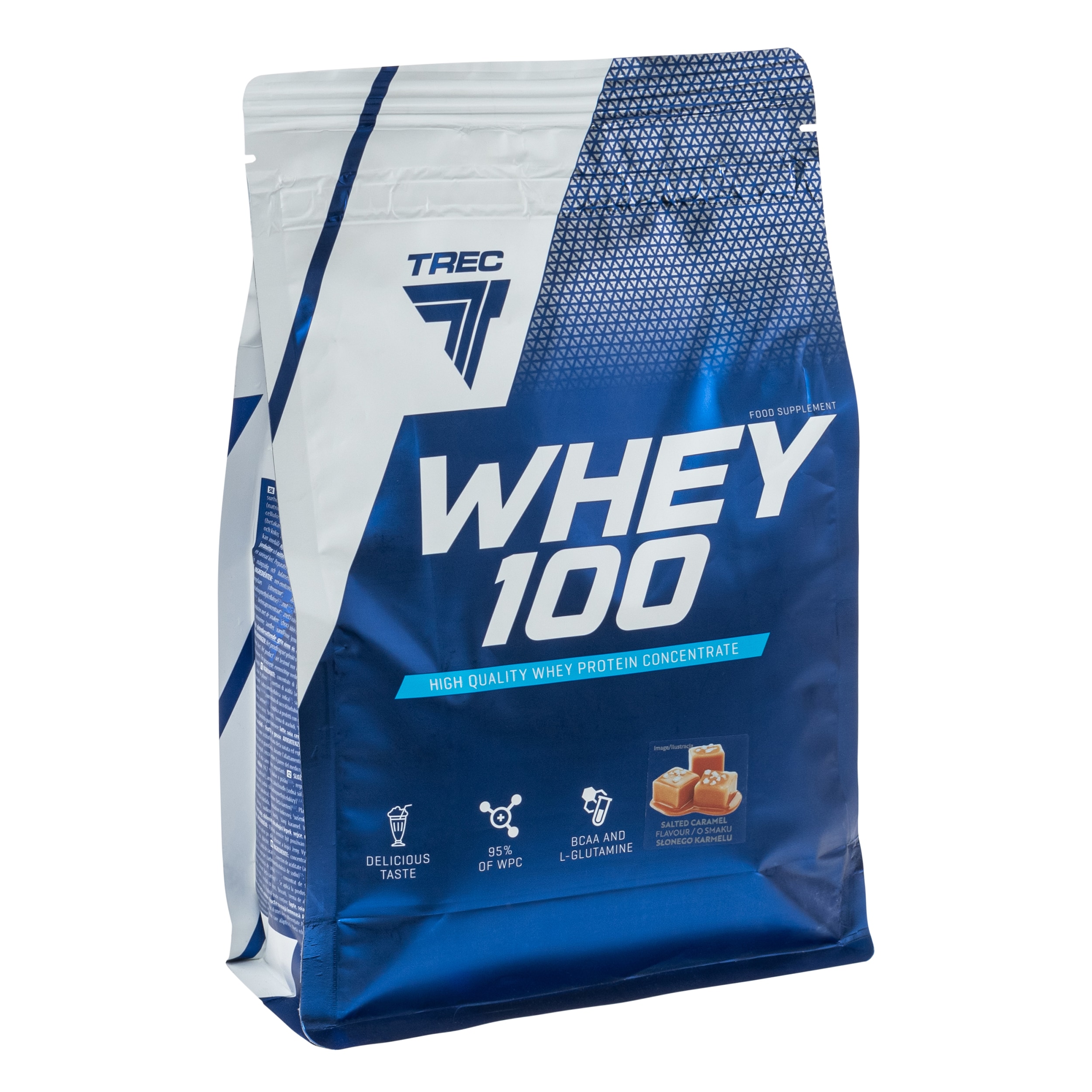 Trec Whey 100 900 g Protein supplement salted caramel - food supplement