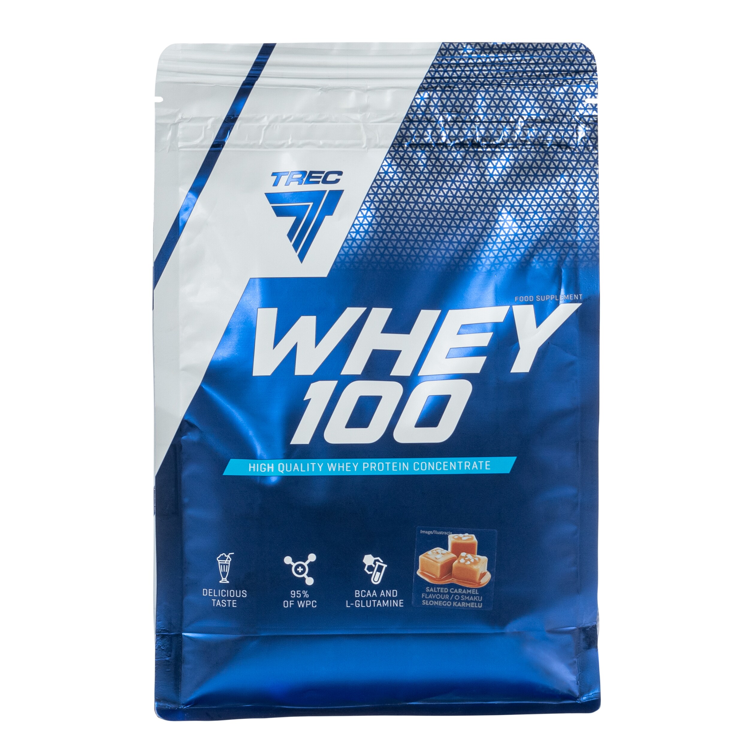 Trec Whey 100 900 g Protein supplement salted caramel - food supplement