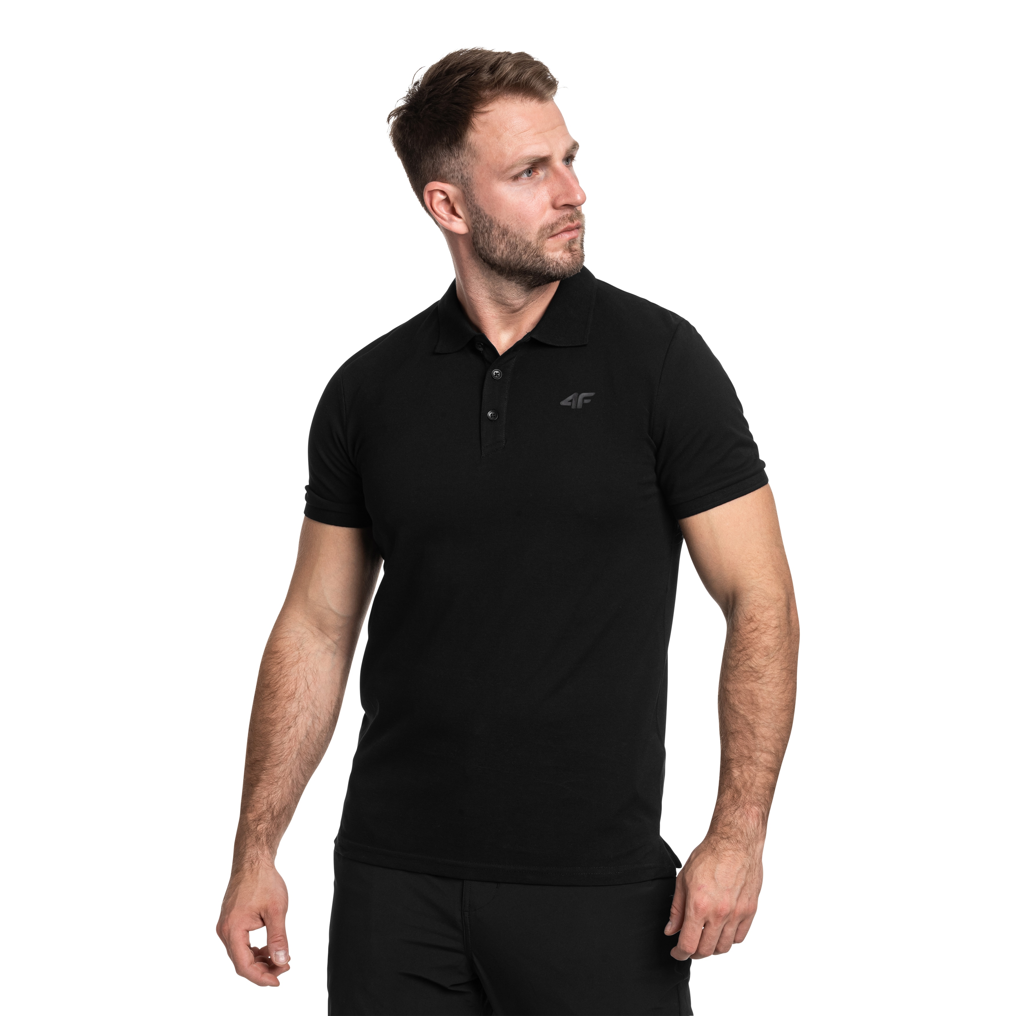 4F M366 Polo Shirt - Black