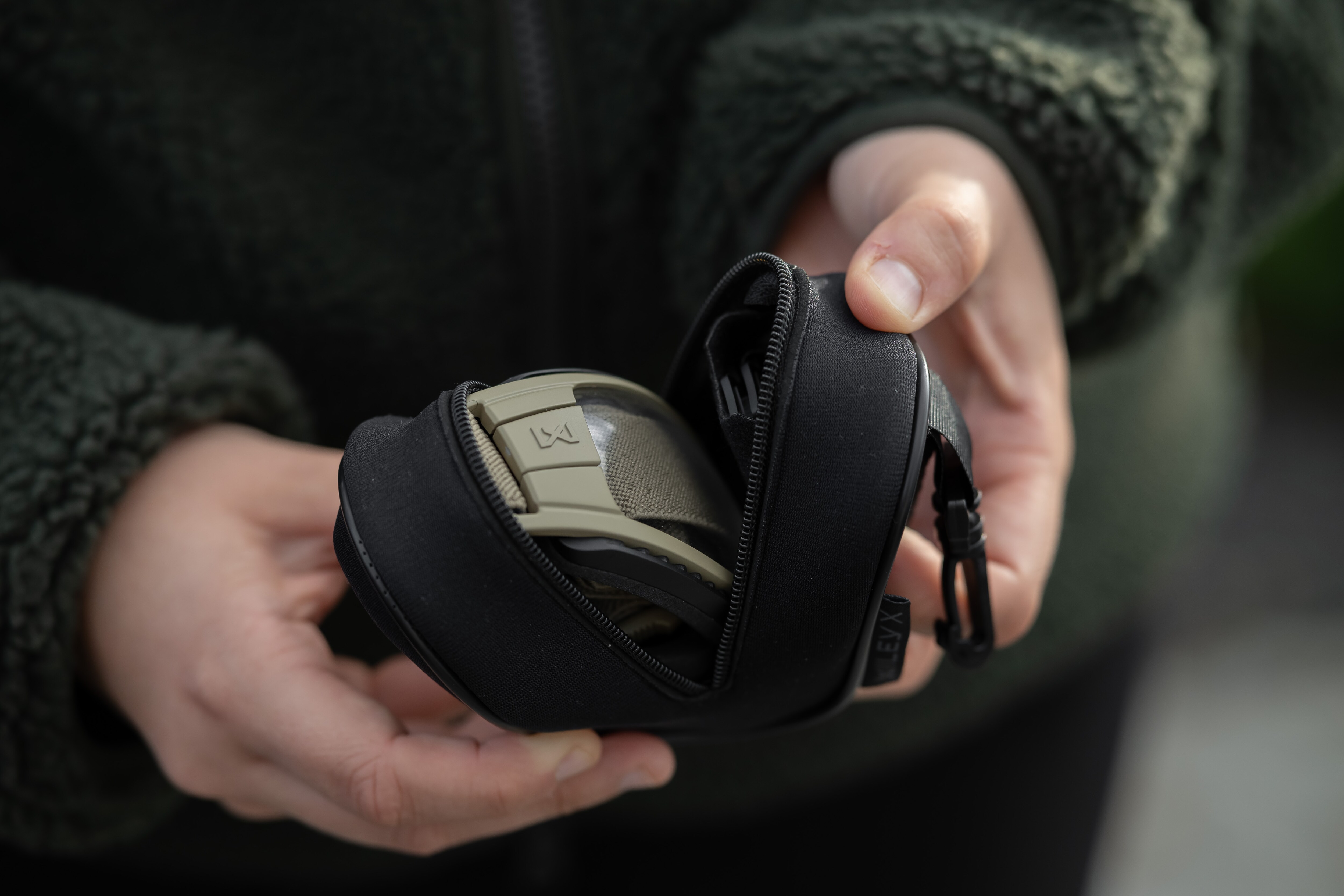 Wiley X Lynx Clear/Grey Tactical Goggles - Tan