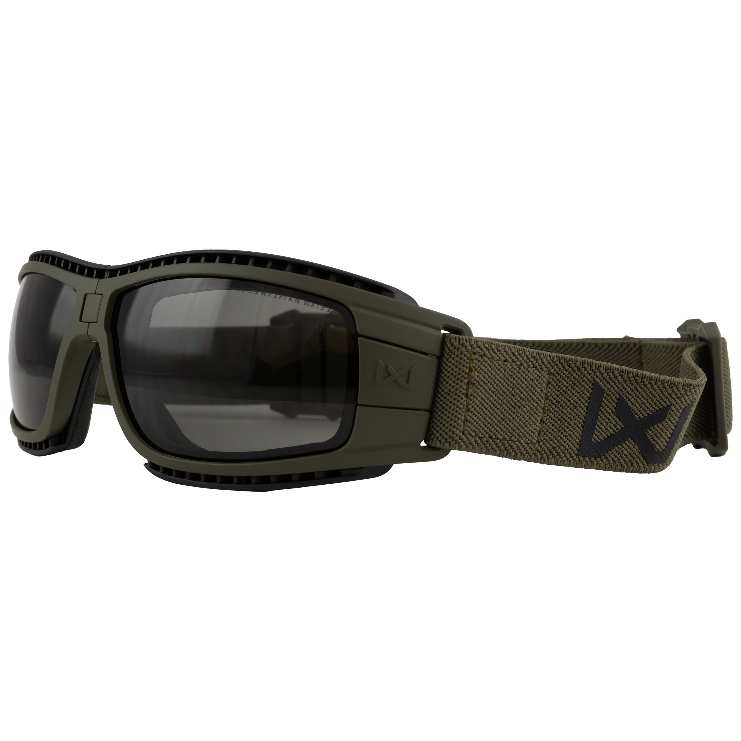 Wiley X Lynx Clear/Grey Tactical Goggles - Green