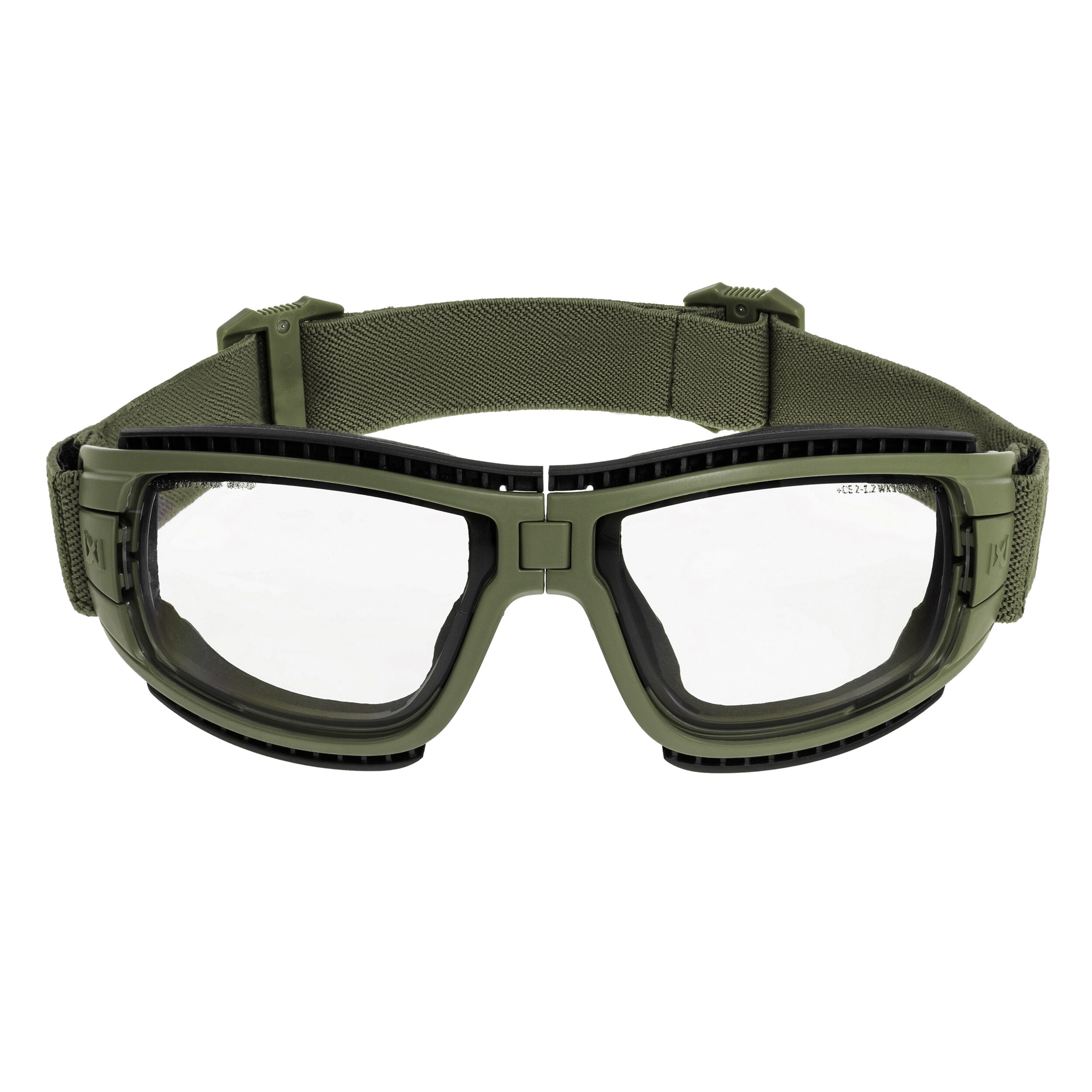 Wiley X Lynx Clear/Grey Tactical Goggles - Green