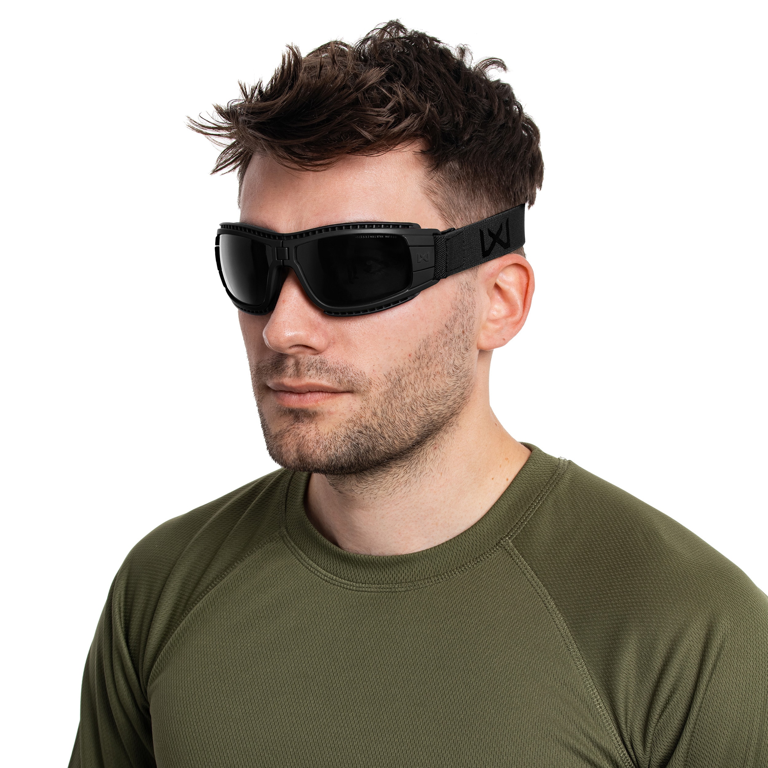 Wiley X Lynx Clear/Grey Tactical Goggles - Black
