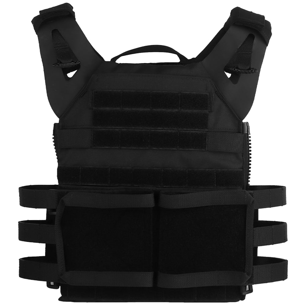 Wosport VE-99 Plate Carrier Tactical Vest - Black