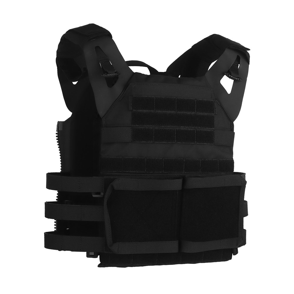 Wosport VE-99 Plate Carrier Tactical Vest - Black