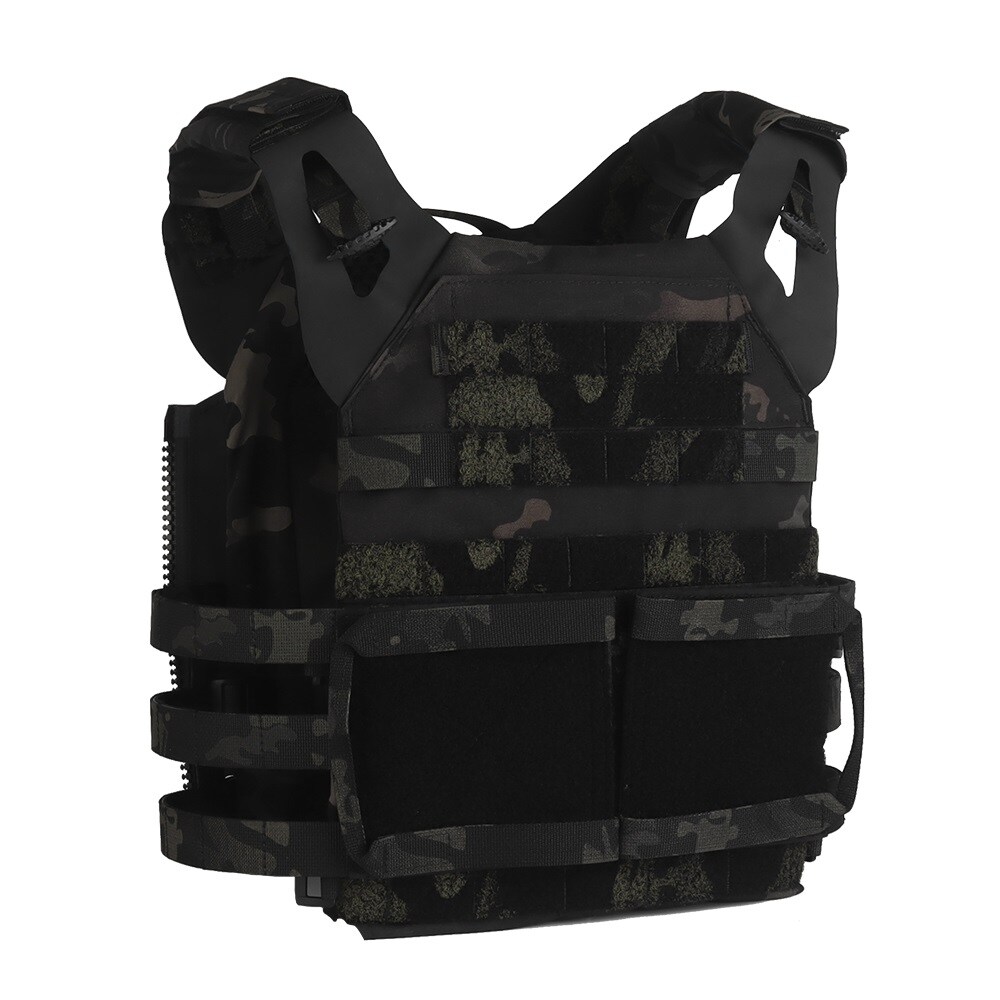 Wosport VE-99 Plate Carrier Tactical Waistcoat - MultiCam Black