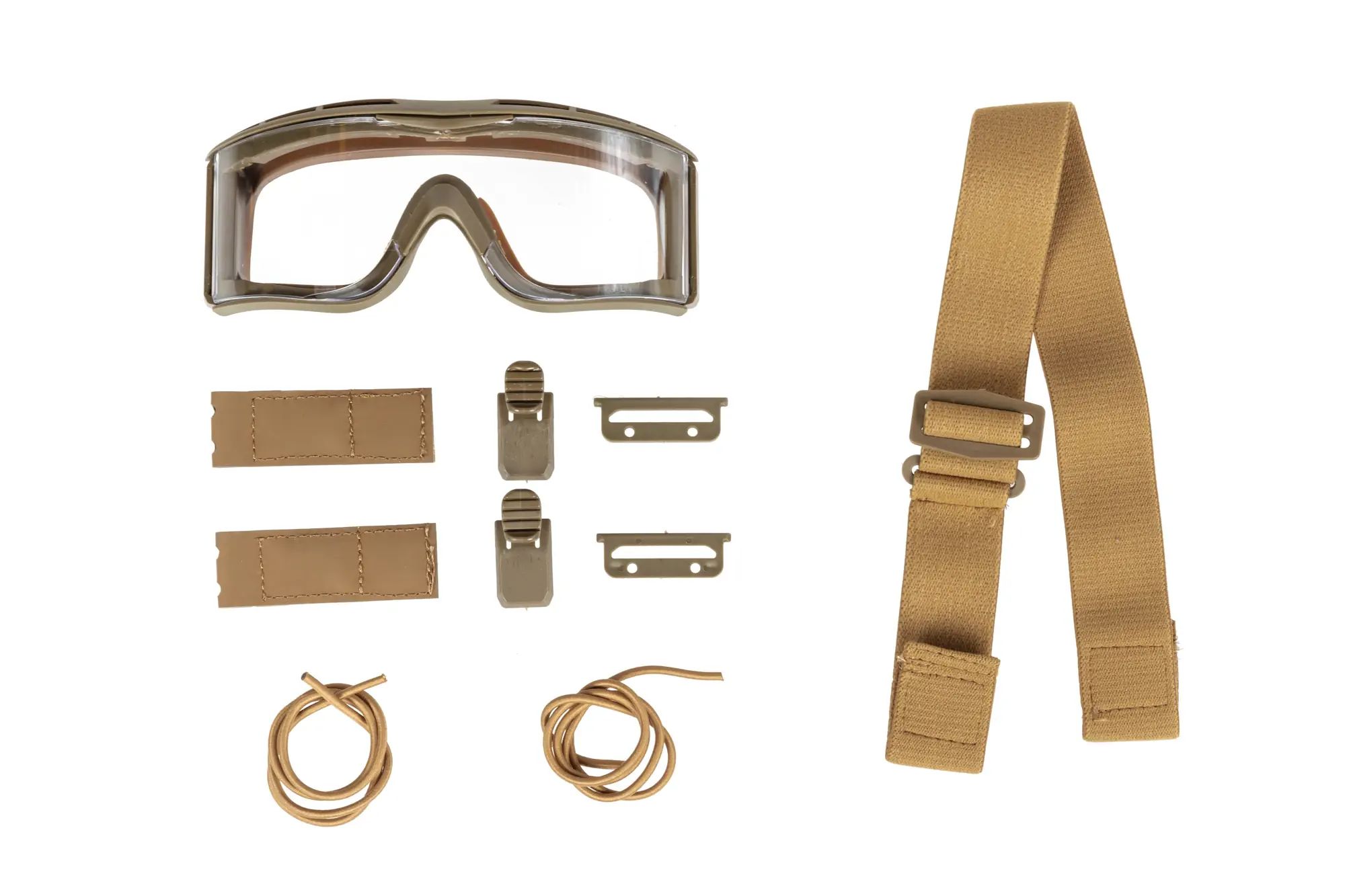 Wosport GG-005 Tactical Goggles - Tan