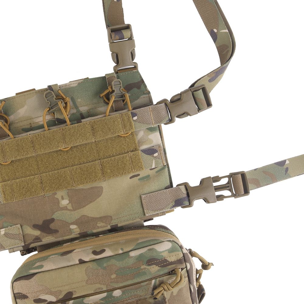 Wosport VE-107 Chest Rig Tactical Vest - MultiCam