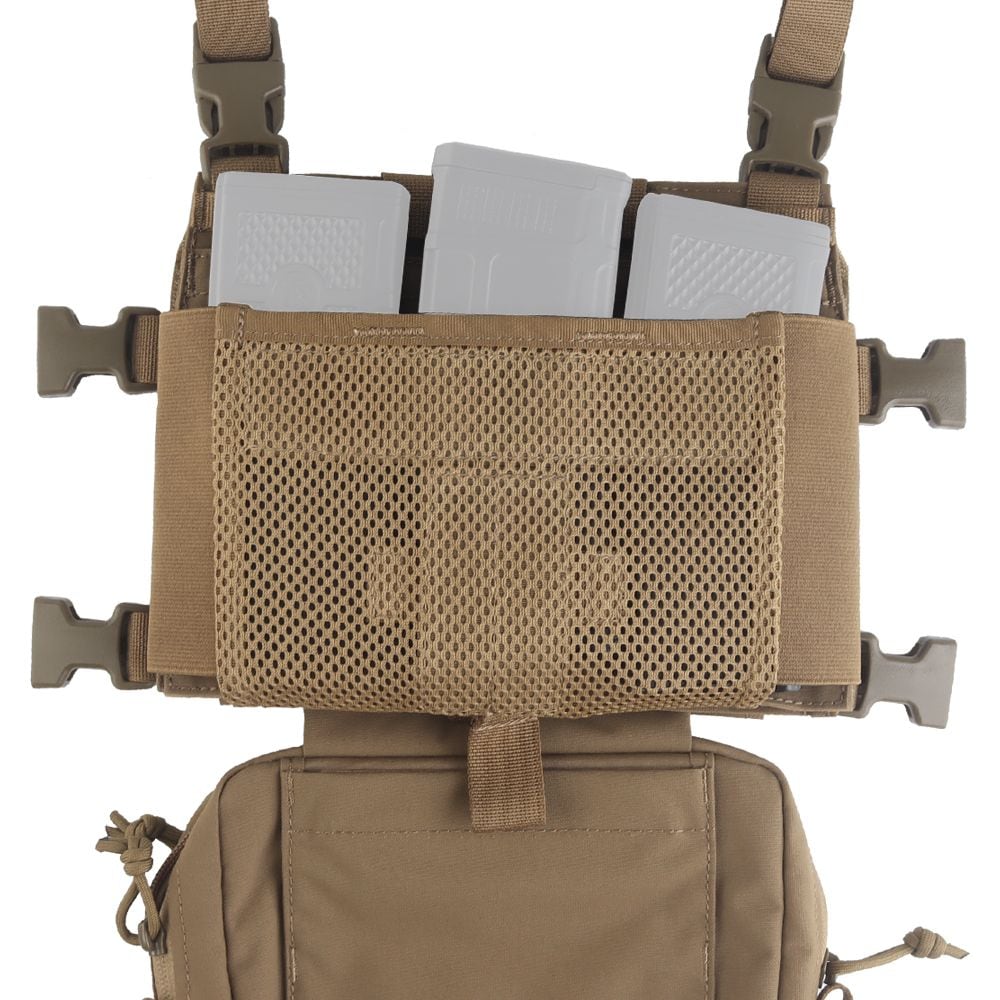 Wosport VE-107 Chest Rig Tactical Vest - Coyote Brown