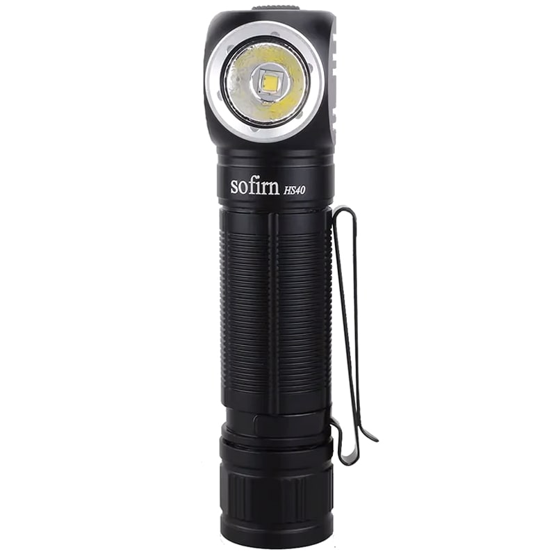 Sofirn HS40 Black Head and Angle Torch - 2000 lumens