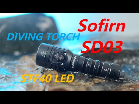 Sofirn SD03 Black Torch with rechargeable battery - 1800 lumens