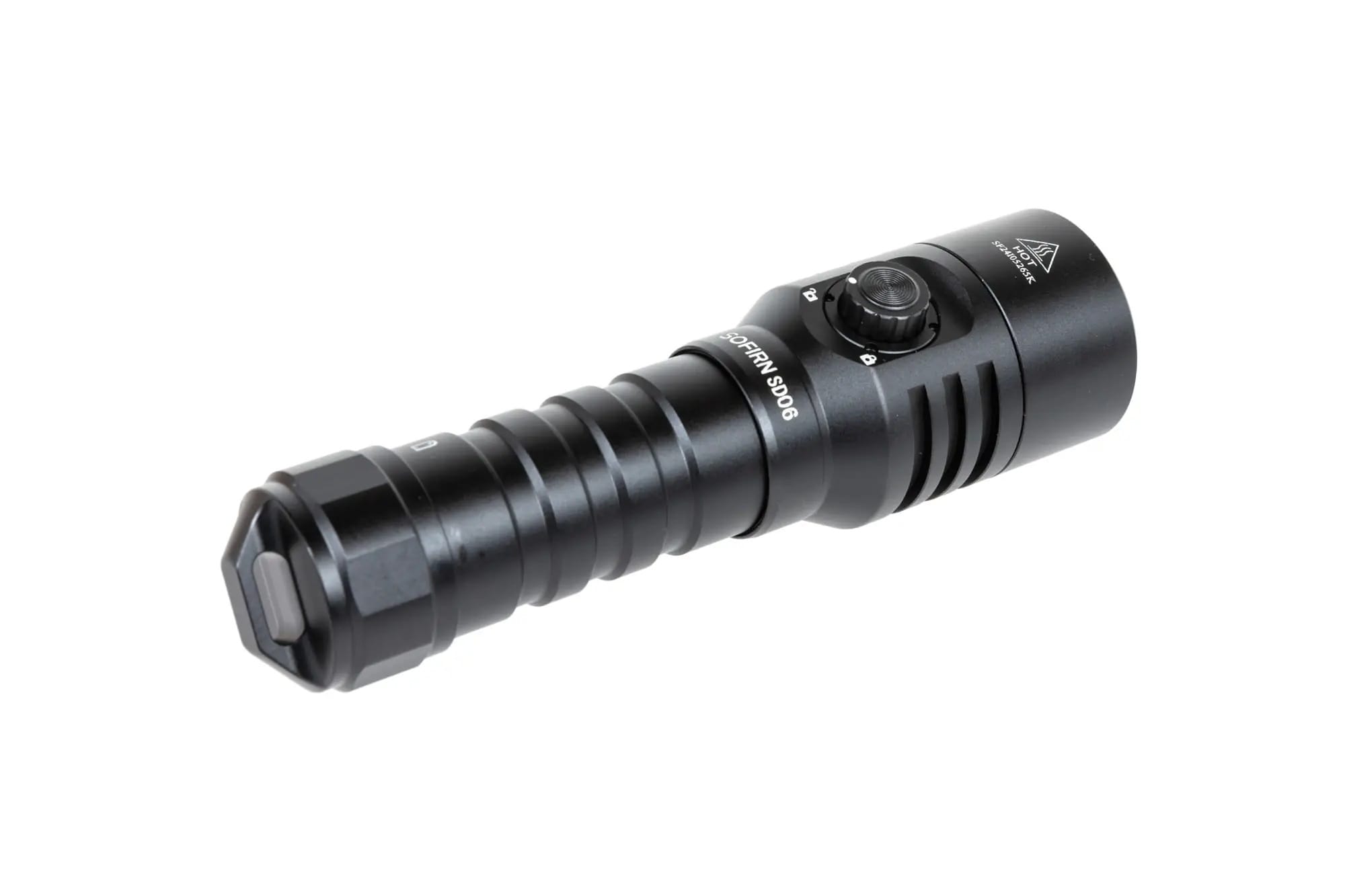 Sofirn SD06 Black Flashlight with rechargeable battery - 3200 lumens