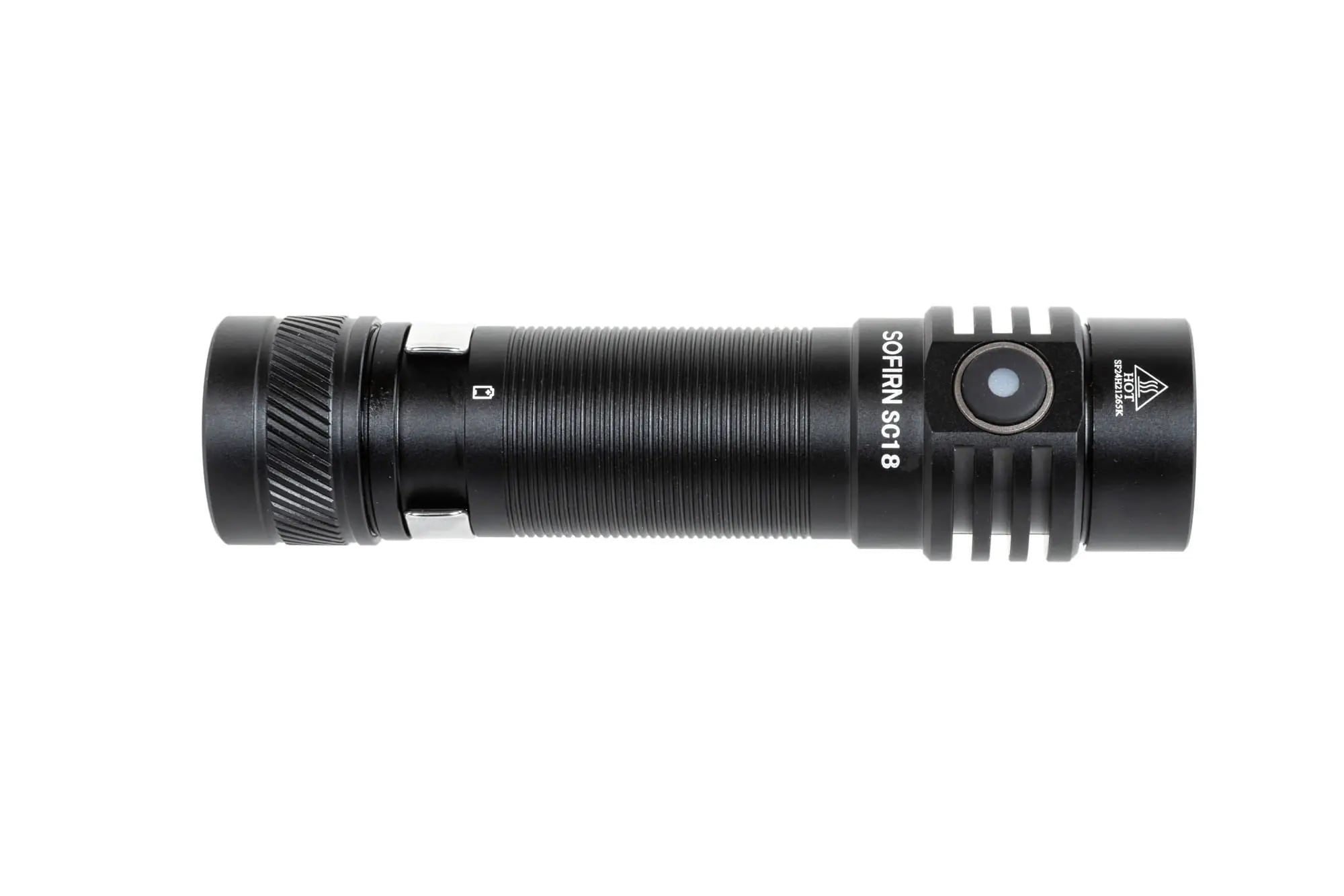 Sofirn SC18 Black Torch with rechargeable battery - 1800 lumens