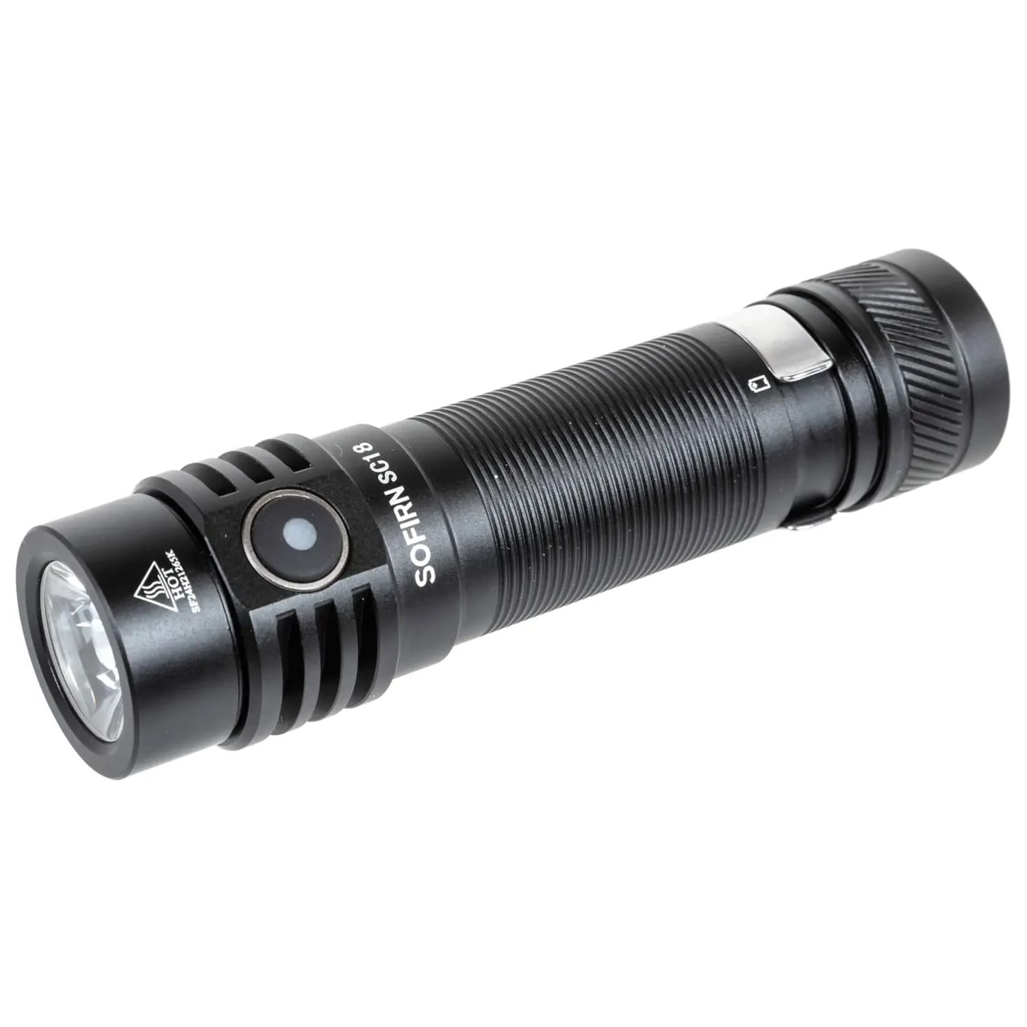 Sofirn SC18 Black Torch with rechargeable battery - 1800 lumens