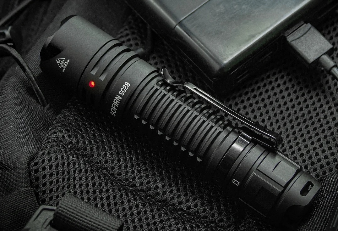 Sofirn SC28 Black Flashlight - 2800 lumens