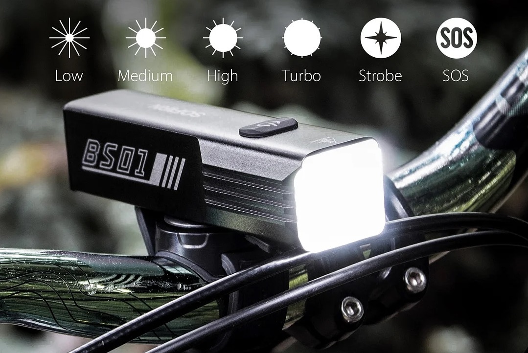 Sofirn BS01 Black Front Bike Light - 2000 lumens