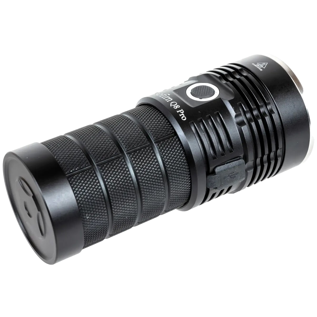 Sofirn Q8 Plus Black Torch with rechargeable battery - 11000 lumens