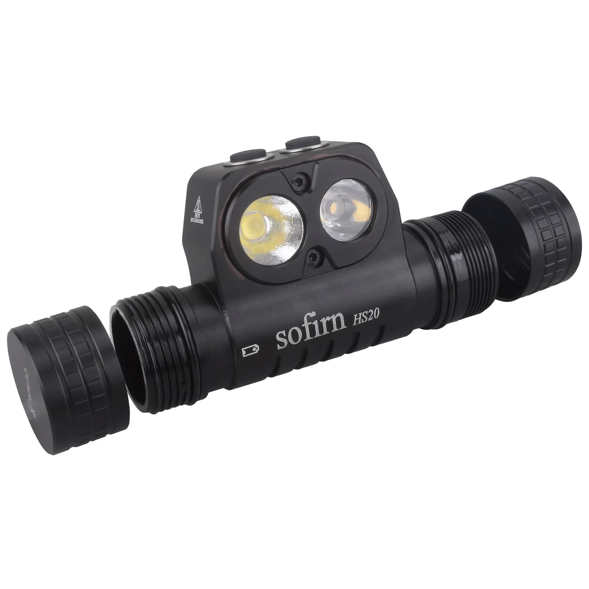 Sofirn HS20 Black Head Torch - 2700 lumens