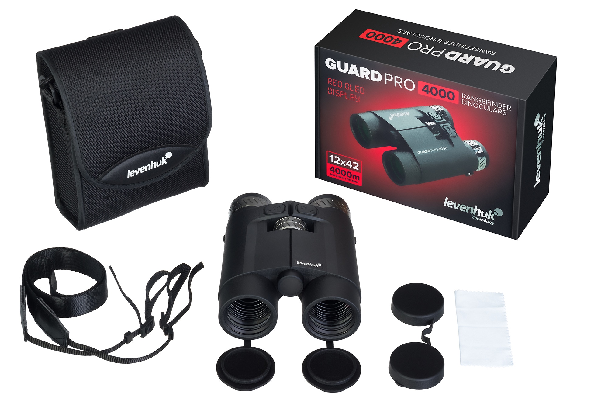 Levenhuk Guard Pro 3000 10x42 Binoculars with rangefinder