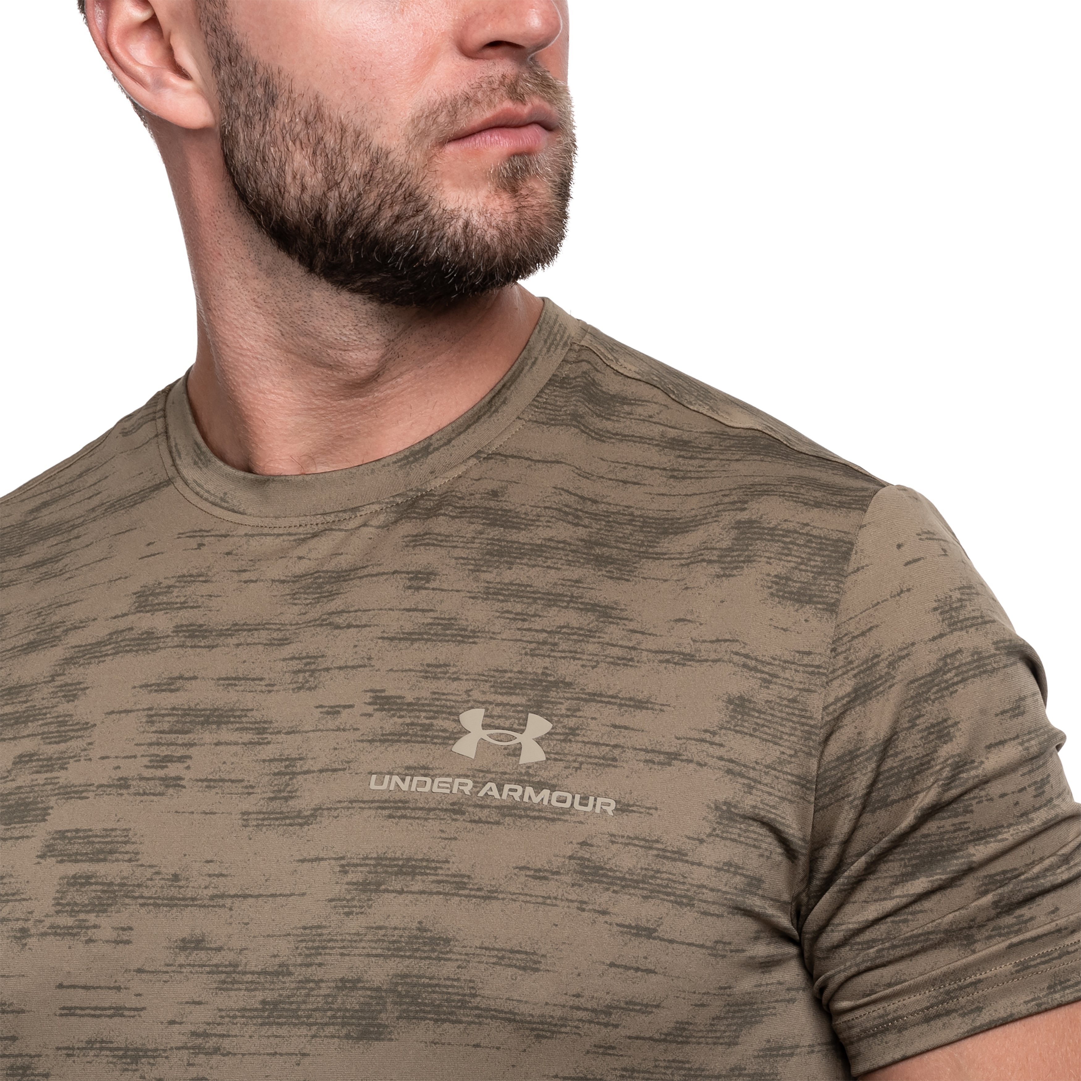 Under Armour Vanish Energy Printed Thermal Shirt - Bayou/Marine OD Green