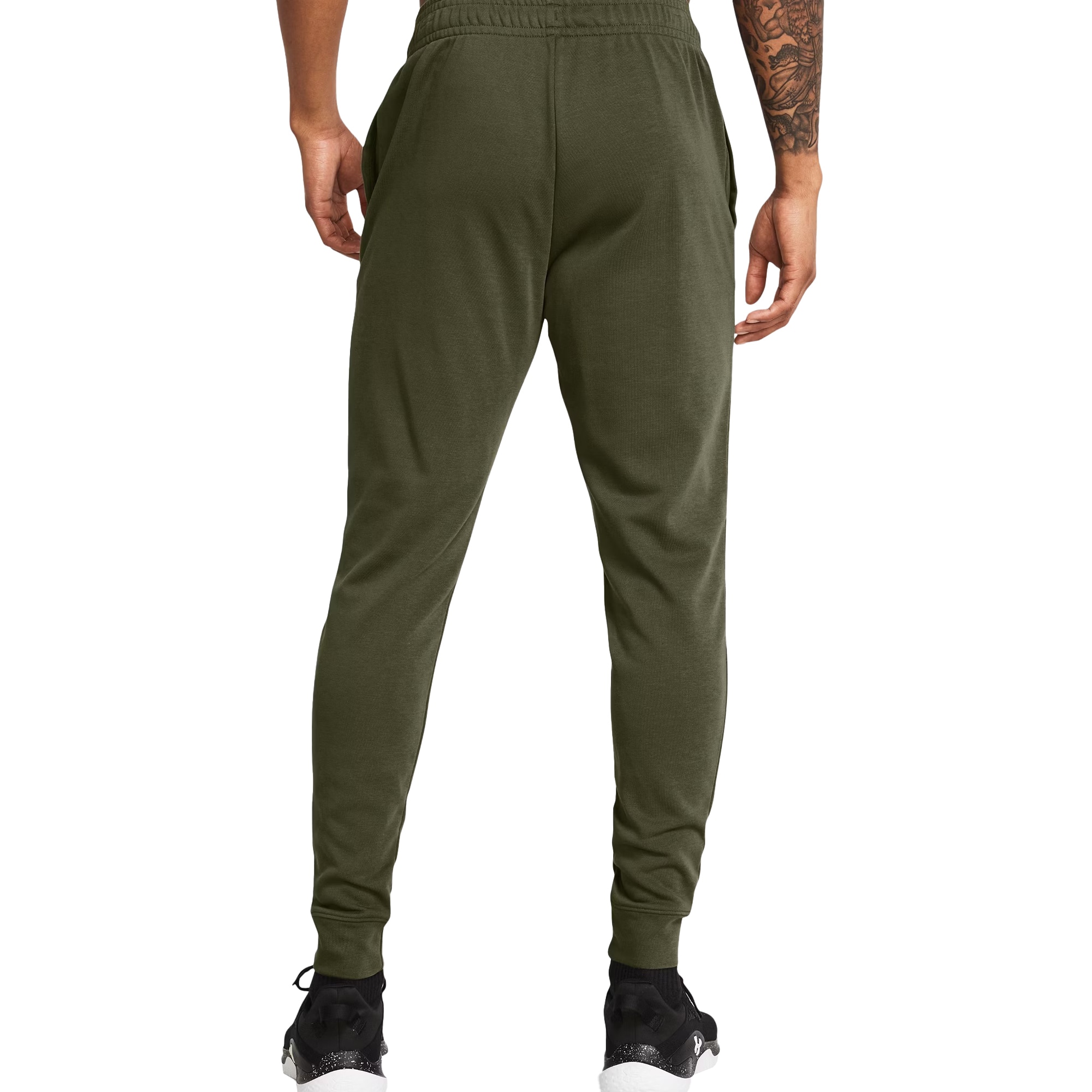 Under Armour Rival Terry Jogger Trousers - OD Green/Onyx White