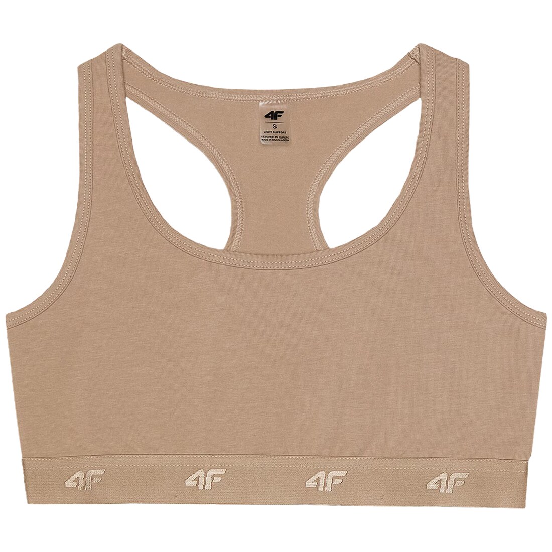 4F Women's Low Support Bra F036 Beige/Gray - 2 pcs.