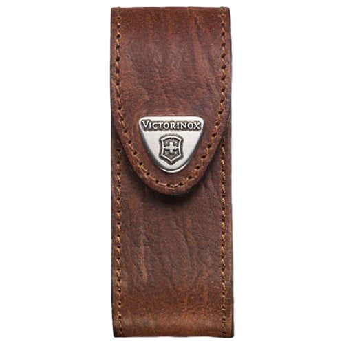 Victorinox Pocket Knife Case 91 mm Leather - Brown