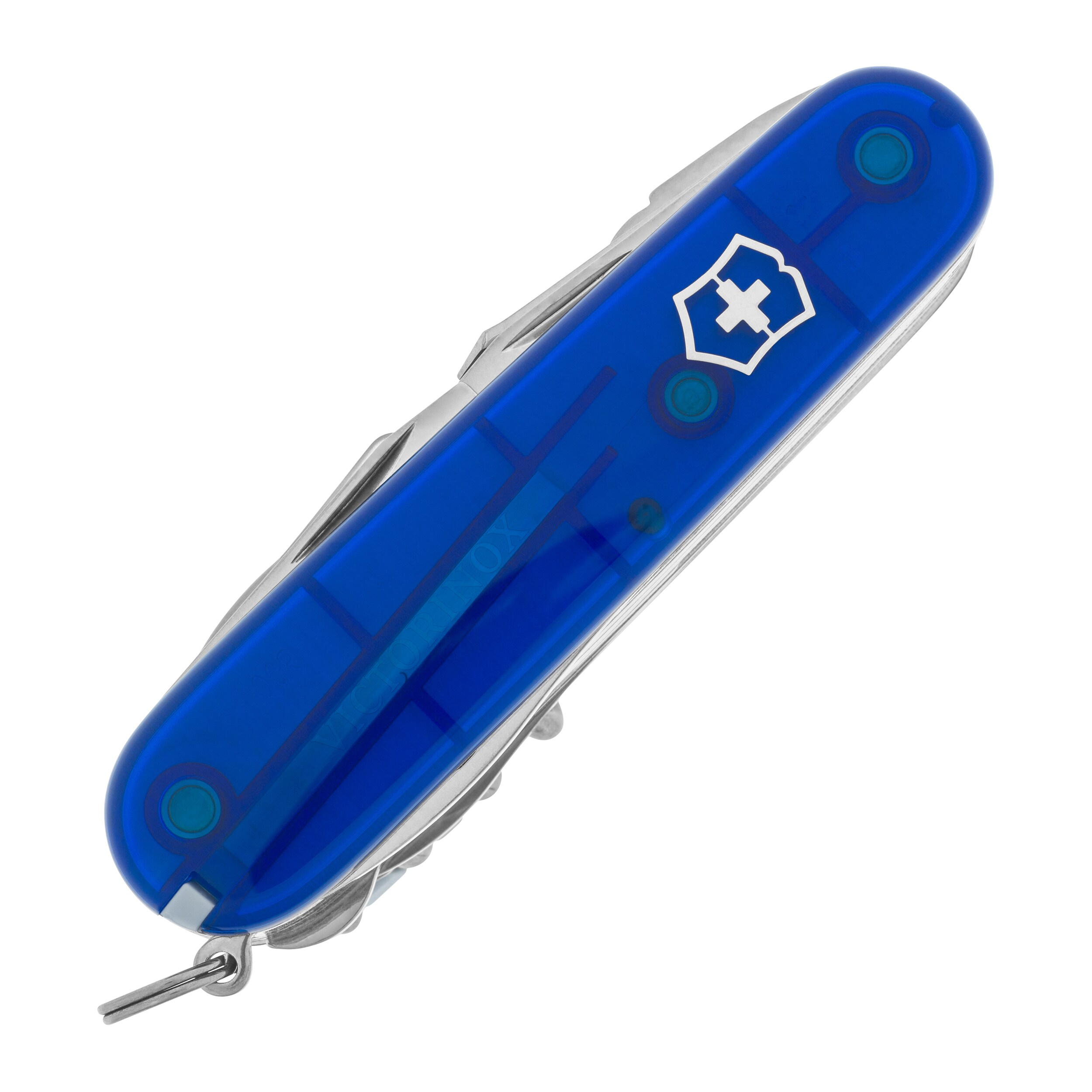 Victorinox Swiss Champ Pocket Knife - Transparent Blue
