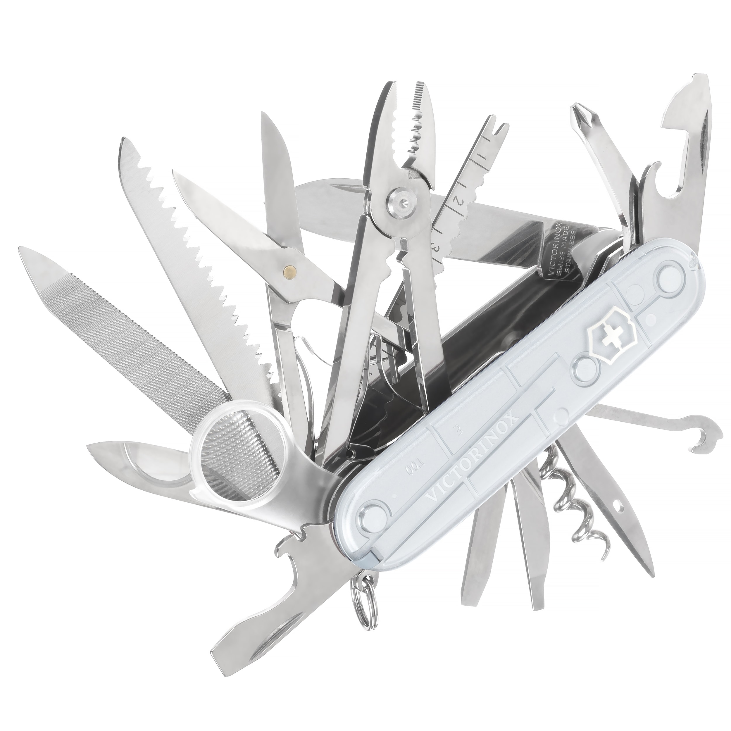 Victorinox Swiss Champ Pocket Knife - Silver