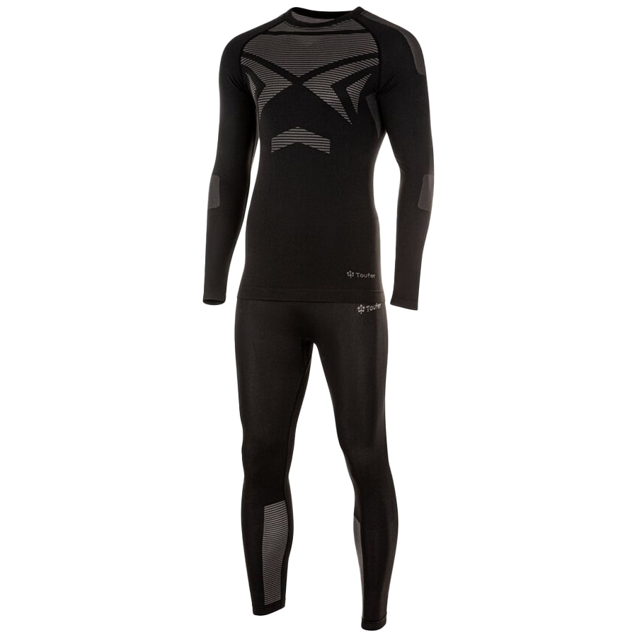 Toufer Thermaflex Black/Grey Thermal Underwear - set