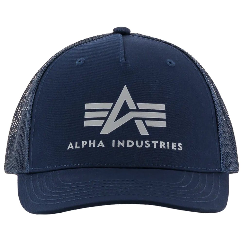 Alpha Industries Basic Trucker Cap - Rep Blue