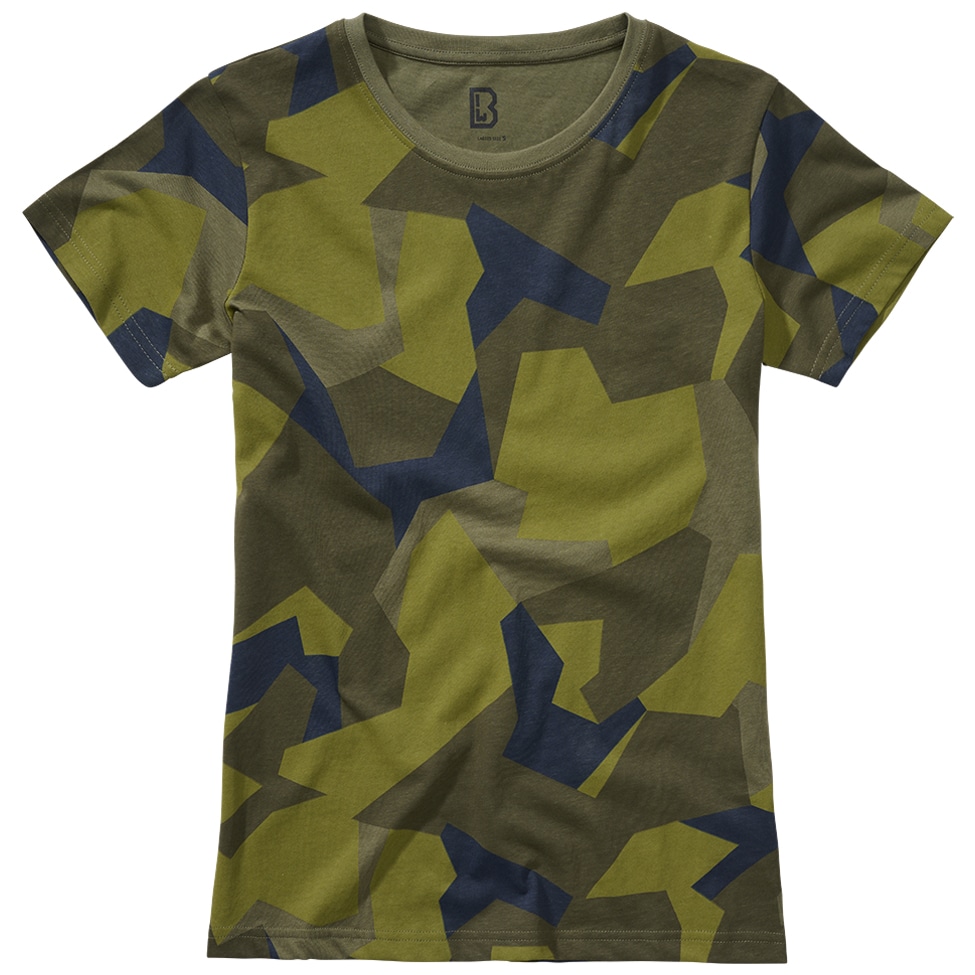 Brandit Women's T-shirt - Swedish Camo