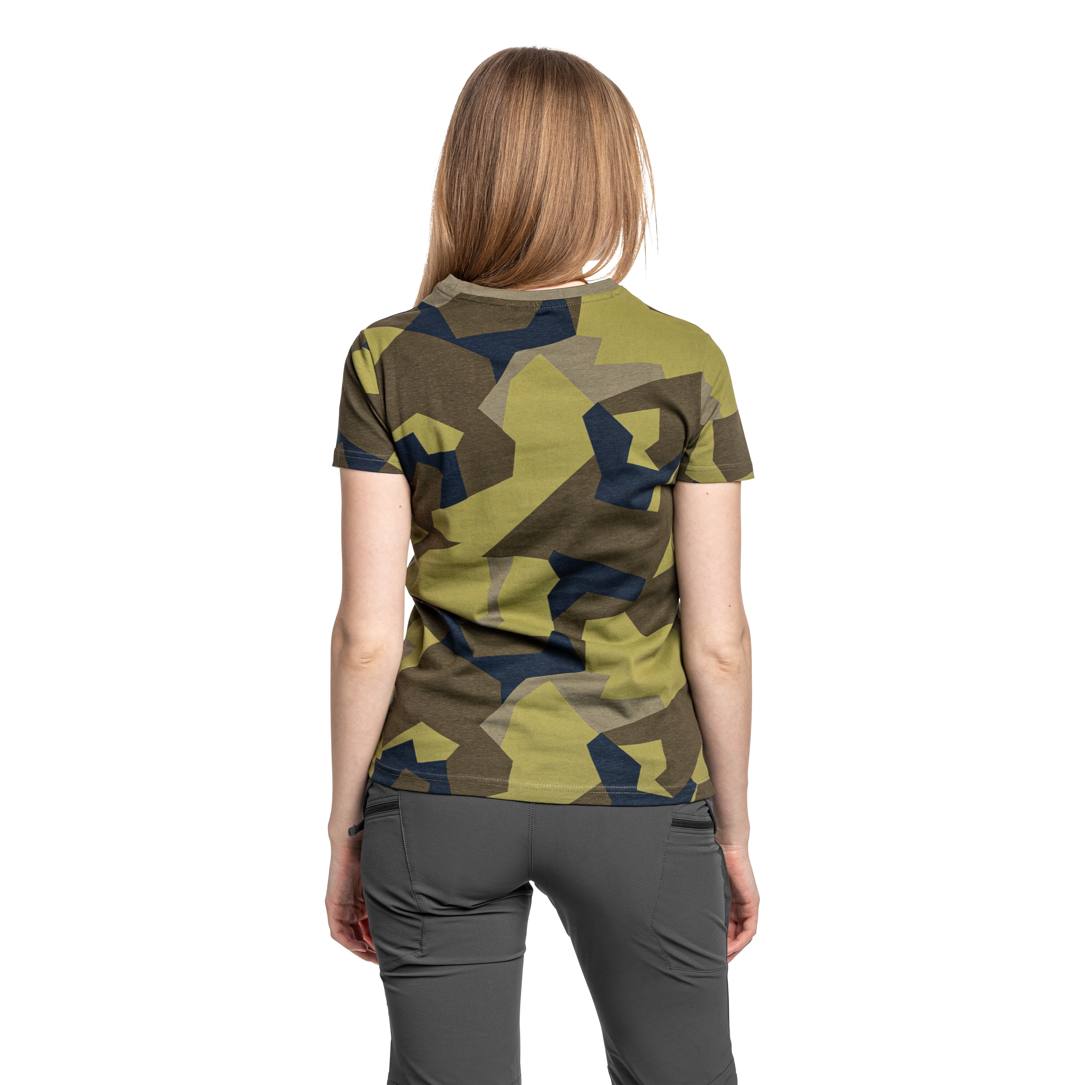 Brandit Women's T-shirt - Swedish Camo
