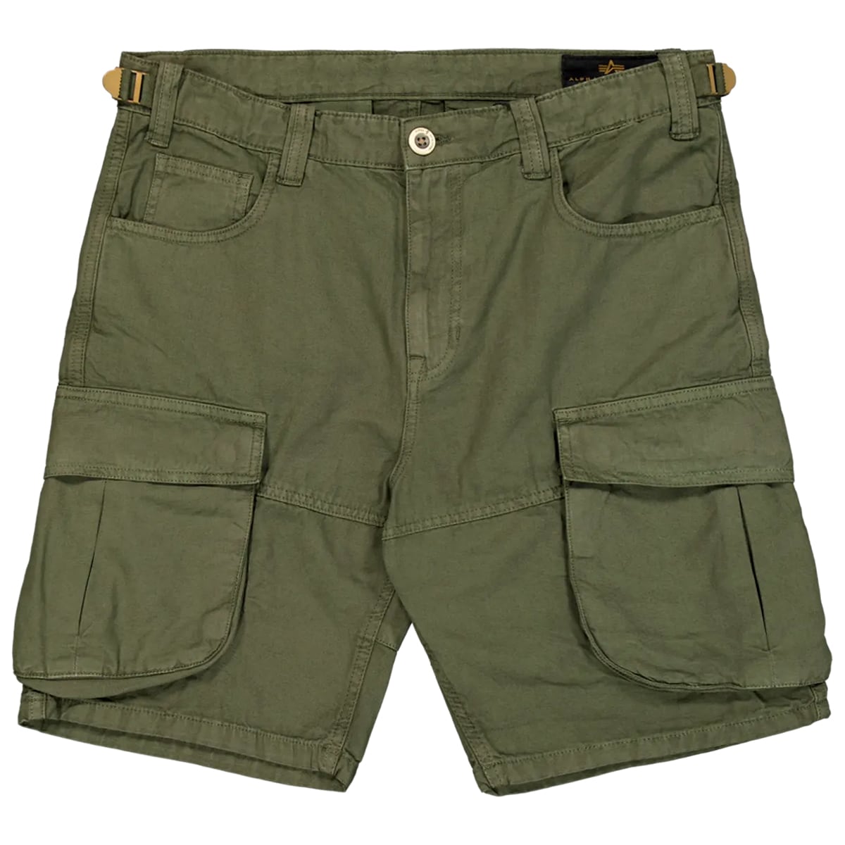 Alpha Industries Canvas Cargo Shorts - Dark Olive