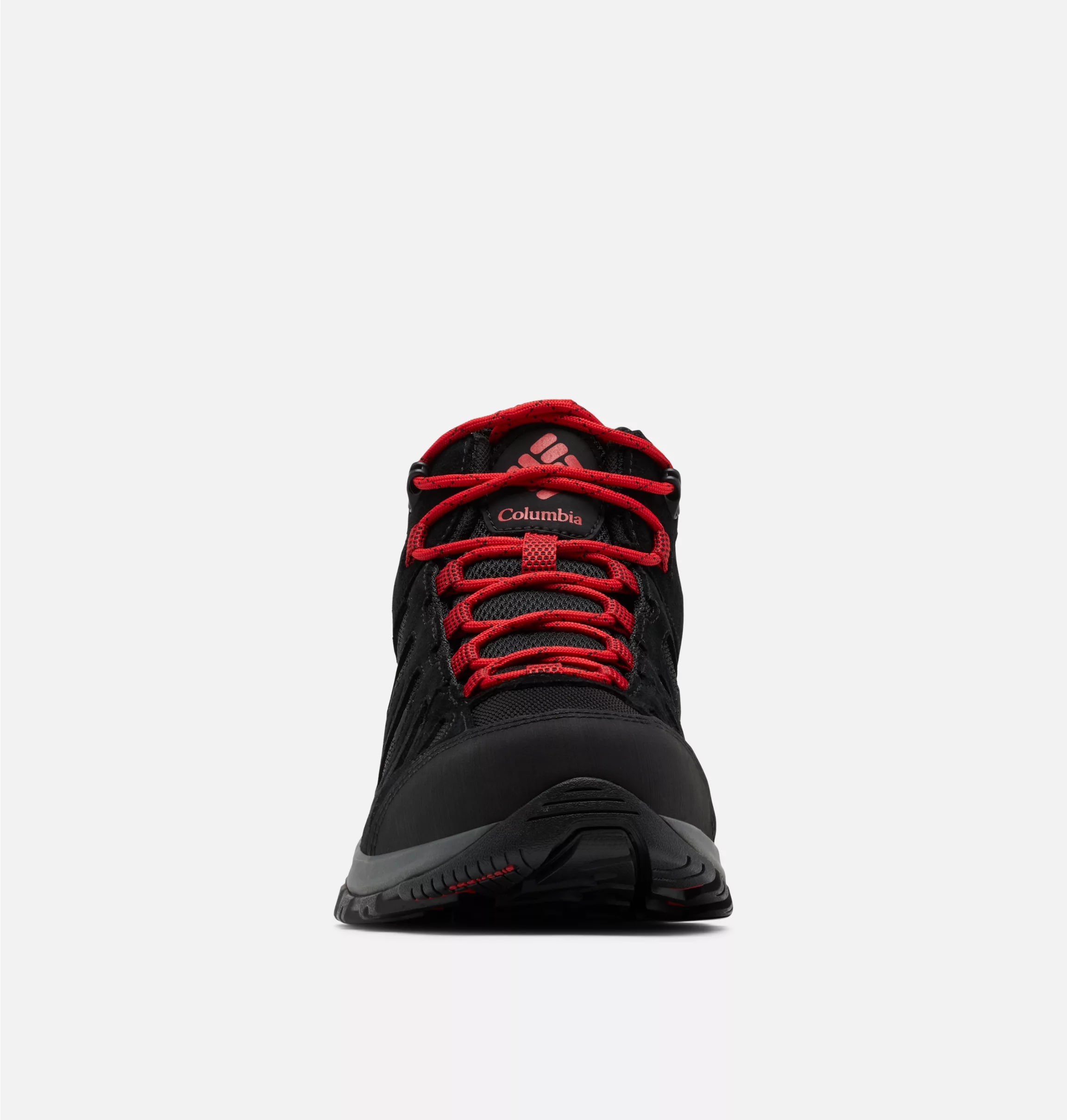 Columbia Redmond III Mid Waterproof Boots - Black/Mountain Red