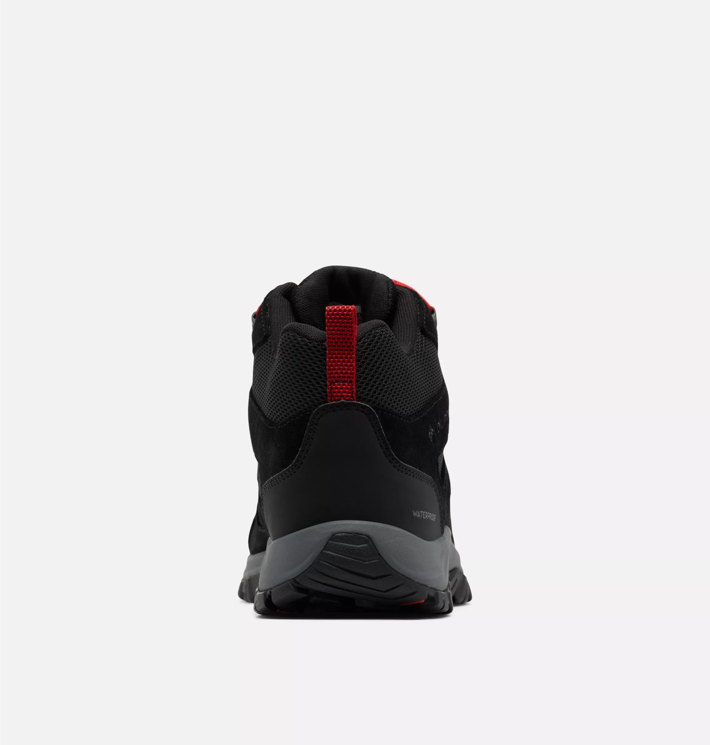 Columbia Redmond III Mid Waterproof Boots - Black/Mountain Red