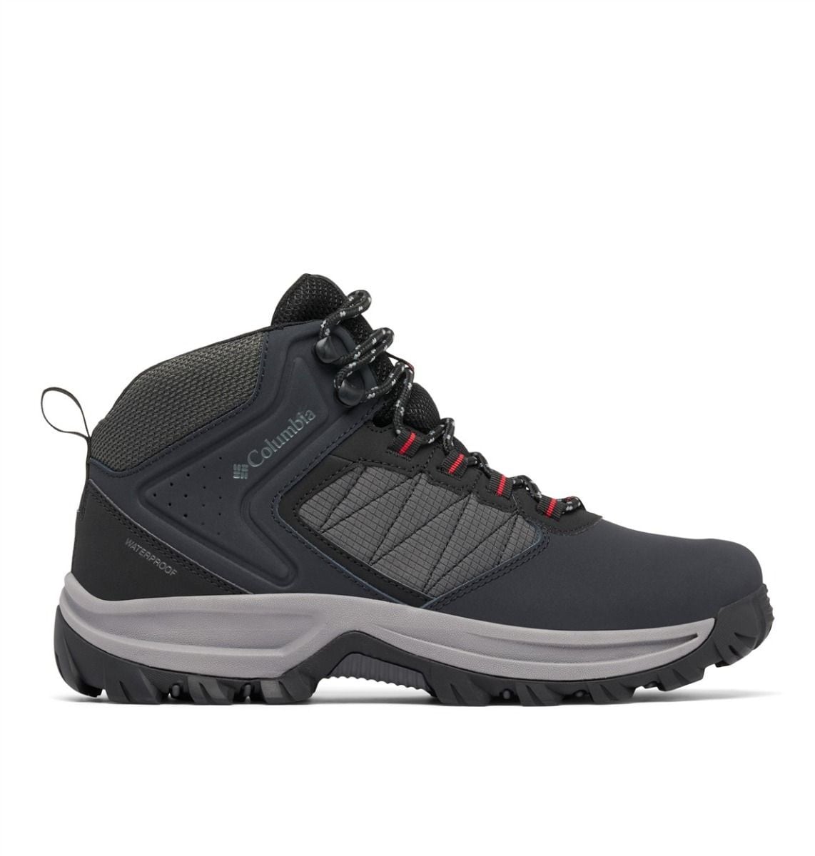 Columbia Transverse Hike Waterproof Boots - Black/Mountain Red